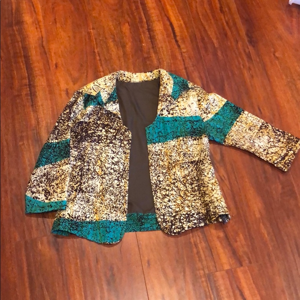 Ankara African Print blazer